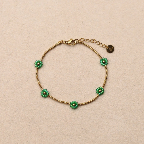 les cleias green prairie bracelet