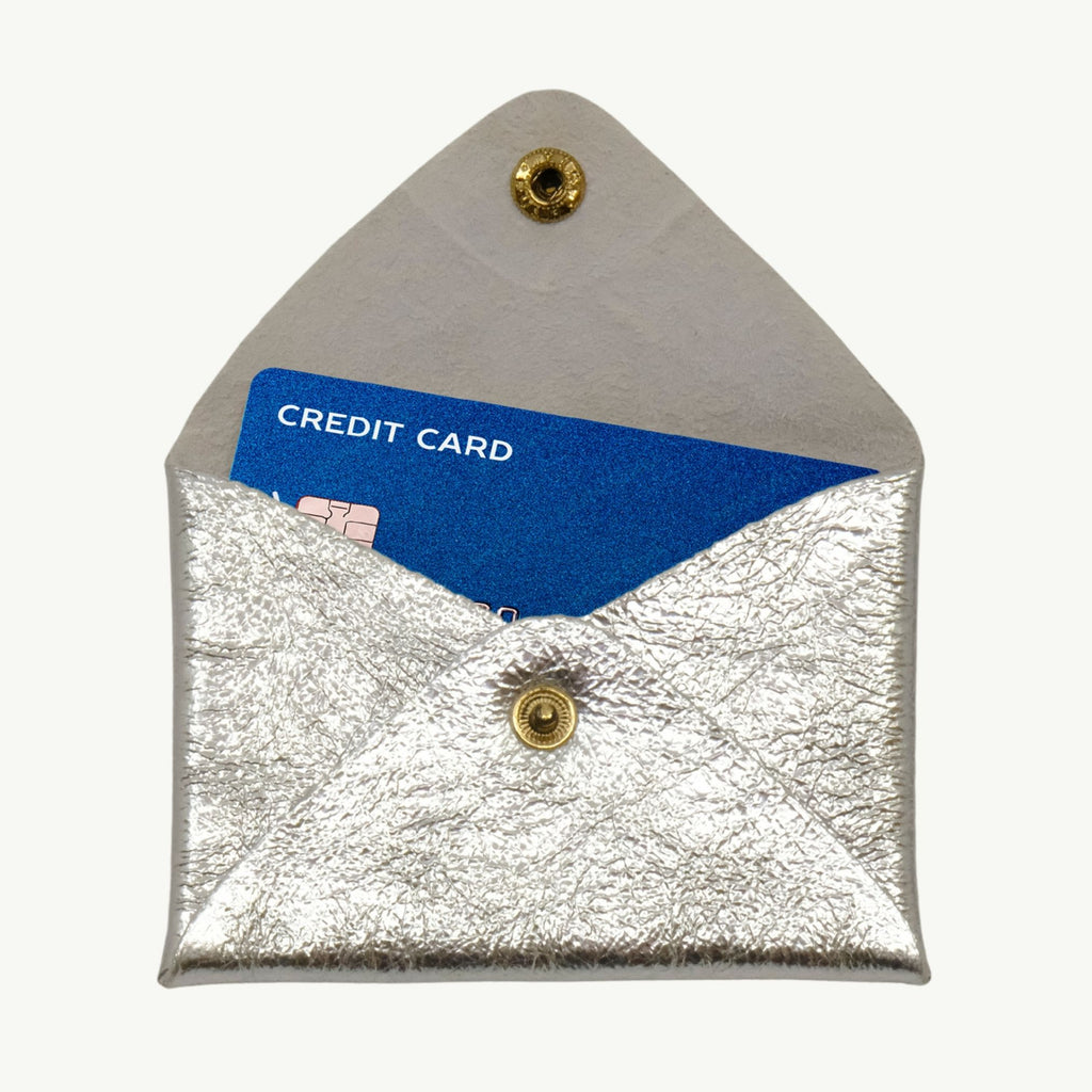 Silver Mini Origami Wallet