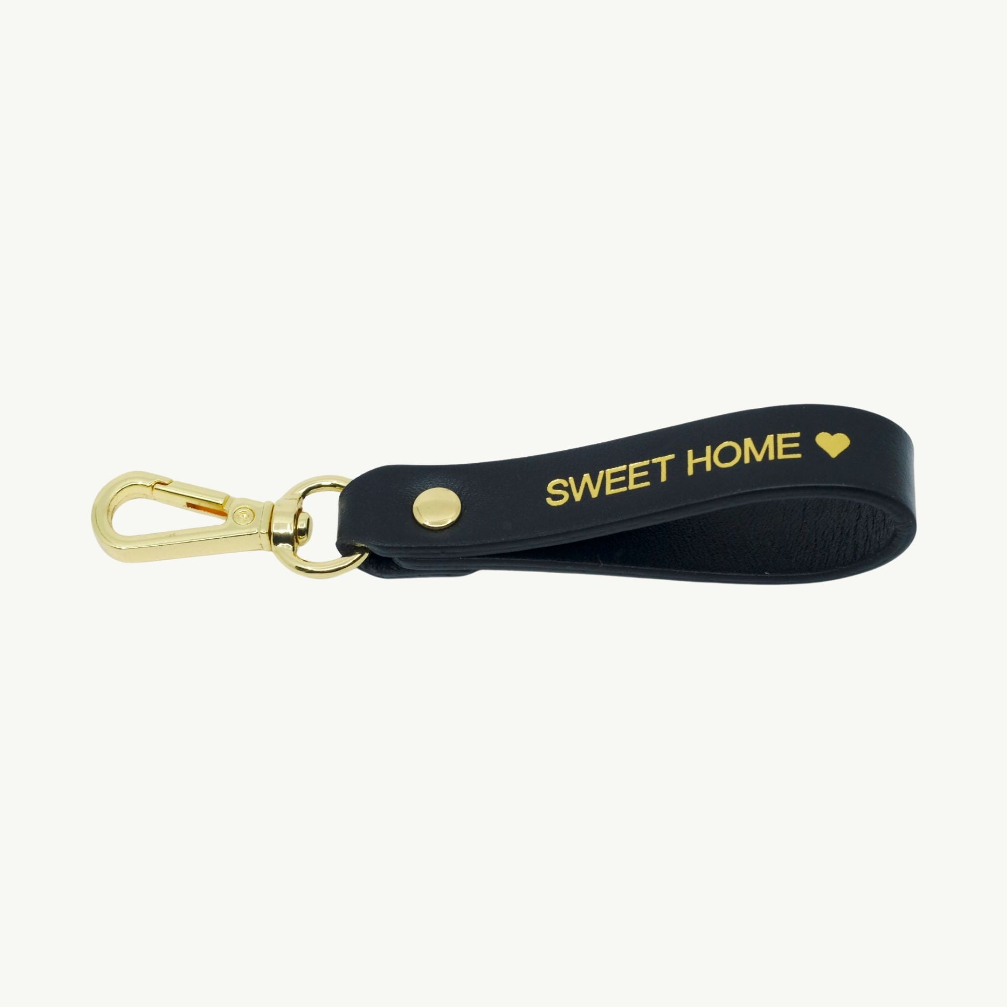 Leather Keychain "Sweet Home"