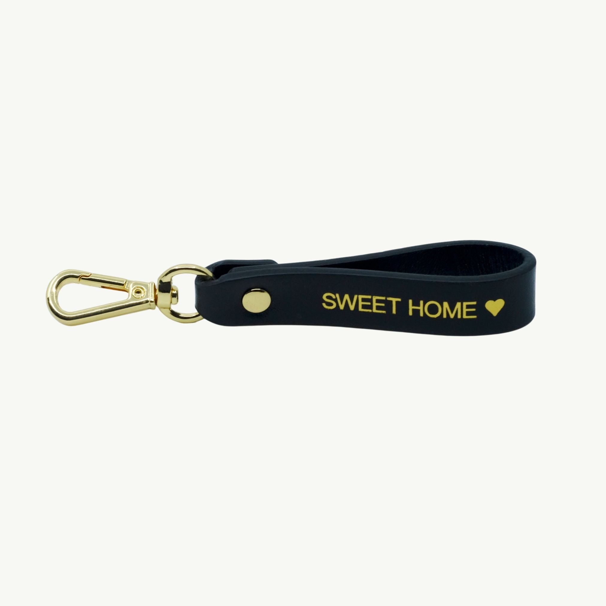 Leather Keychain "Sweet Home"