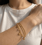 Thaleis Flower Triple Row Bracelet