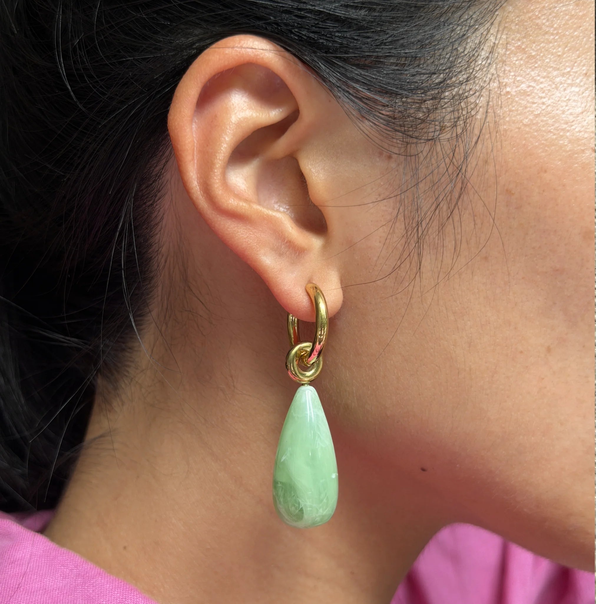 Thalee Resin Drop Earrings
