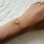 Veltia Flat Heart Bracelet