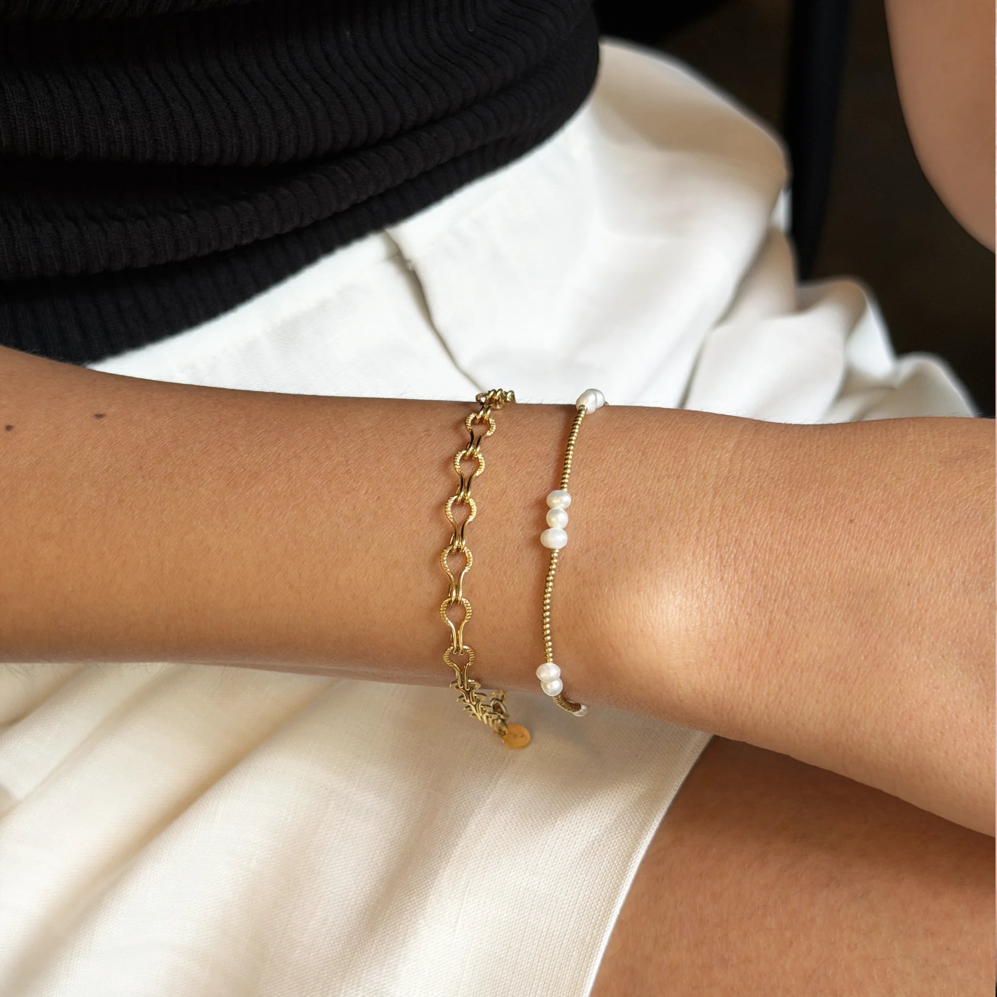 Zoie Pearls Miyuki Bracelet