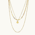 3row layered ST necklace