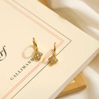 Clovers Rhinestones Earrings