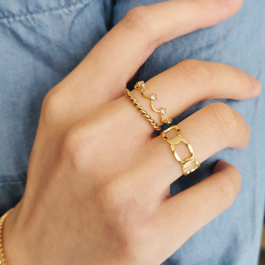 Tiara thin ST ring