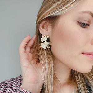 big Ginkgo ST earrings