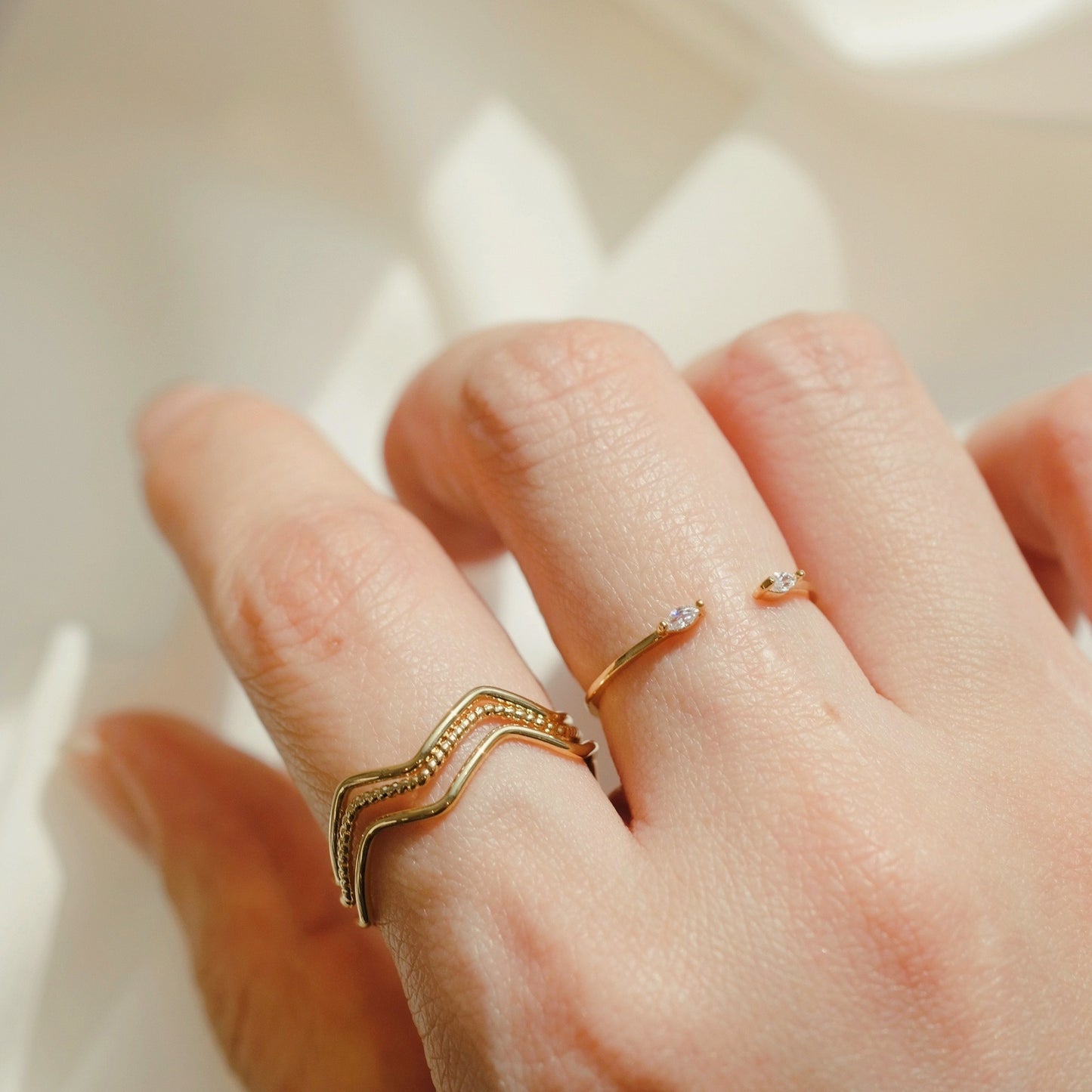 Crystals Hug Ring