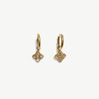 Clovers Rhinestones Earrings