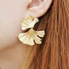 Big Ginkgo ST earrings